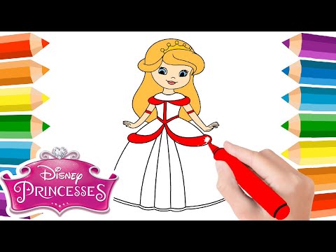 Coloriage Princesse 👑 Comment Dessiner Colorier Princesse Disney 👸 Dessin Princesse Coloriage Fille