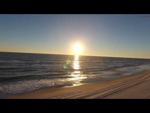 Inlet Beach Florida Sunset Aerial January 2017