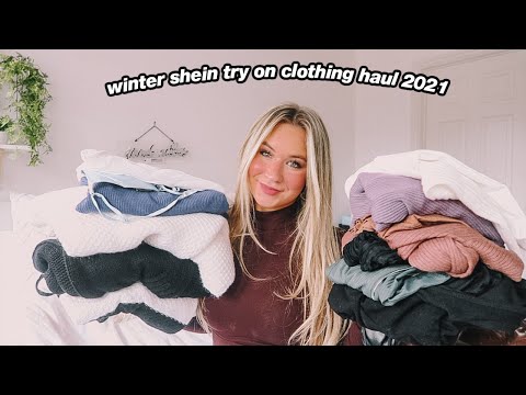 new winter shein try on clothing haul 2021!