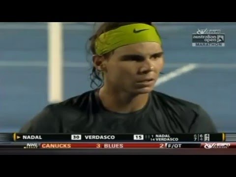 Nadal vs Verdasco - Australian Open 2009 Highlights