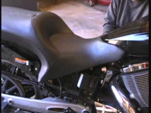 Witchdoctors - How to remove a seat on your Victory Cross Roads or Cross Country