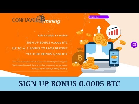 Confiavelmining Company отзывы 2019, обзор, cryptocurrency mining, Signup Bonus 0.0005 BTC + BOUNTY