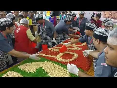 Christmas cake mixing