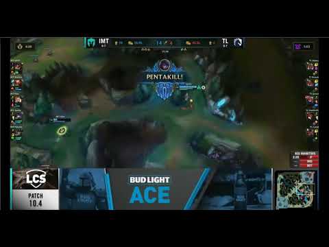 IMT Apollo Aphelios with the Pentakill vs TL LCS Spring 2020 W7D3 | By Global Games