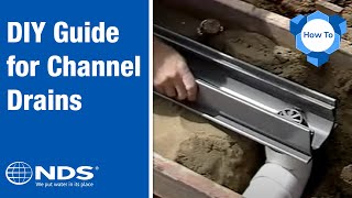 How to Install a Channel Drain for the DIY Project: Yard Drainage Solutions