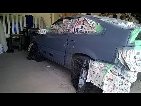 Painting the '86 CRX SI | CRX Rescue Part 3