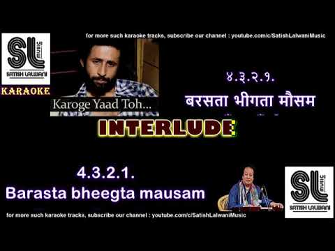 Karoge yaad toh har baat yaad aaegi   clean karaoke with scrolling lyrics