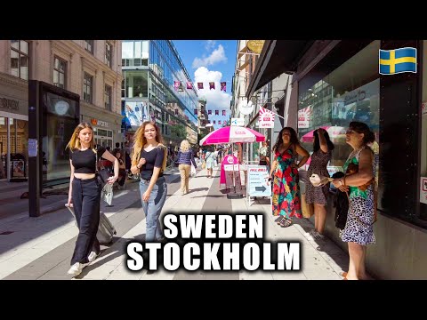 Sweden, Stockholm 4K - July 2023 🇸🇪