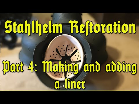 Restoring a WWII Stahlhelm Part 4: Making and fitting a liner!