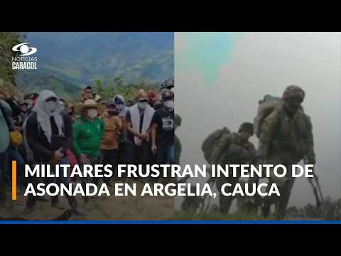 Comunidad de Argelia, Cauca, intentó hacer asonada contra militares: quisieron quitarles las armas