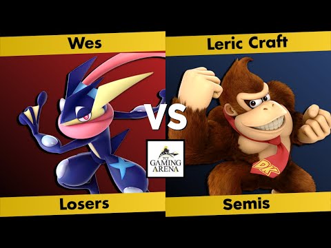 TCF Smash Losers Semis - Wes (Greninja) vs Leric Craft (Donkey Kong) - SSBU Tournament