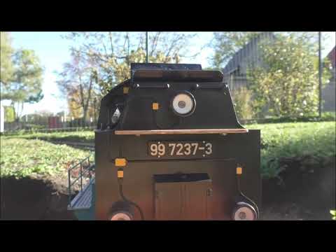 Zugmitfahrt auf der GIS im Herbst 2025,HSB Gartenbahn Harzquer-und Selketalbahn,HarzerSchmalspurbahn