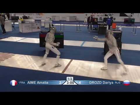 Cairo Worlds 2021 JWS - L8 - Aime FRA v Drozd RUS