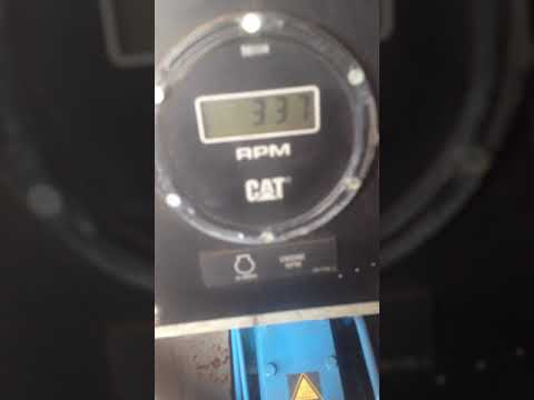 CAT 3606 Lokmotor Testlauf nach 2 Jahren Standzeit