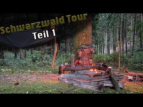 BIWACKTOUR MIT SOLO OVERNIGHTER OHNE WASSER ⛺️🌲 ❌💧❌