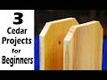 3 DIY Cedar Projects That Look AMAZING For Beginners