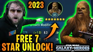 Doing the IMPOSSIBLE to Unlock a FREE 7 Star Chewbacca in 2023 - Garbage Speeds and Gear Guide!