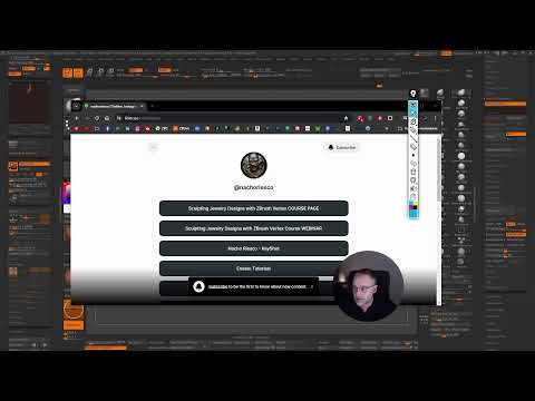 Sculpting Organic Jewelry Designs with ZBrush – Nacho Riesco Gostanza – ZBrush 2023
