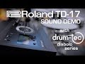 Roland TD-17 sound demo with drum-tec diabolo electronic drums