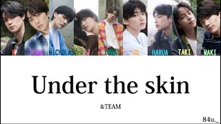 Download lagu Under the skin - &TEAM   歌詞 mp3