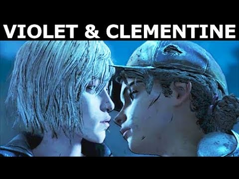 Violet & Clementine Romance - The Walking Dead Final Season 4 Episode 2 (Telltale Series)