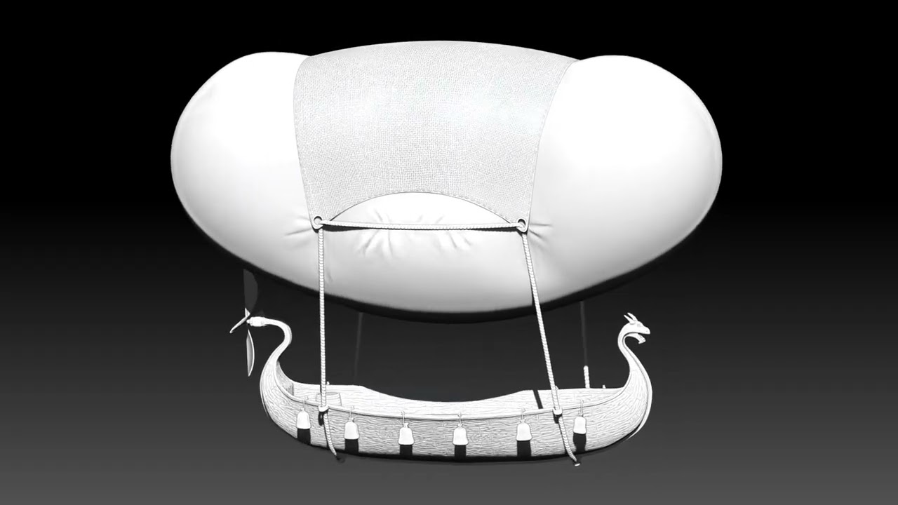 Airship 3D Model