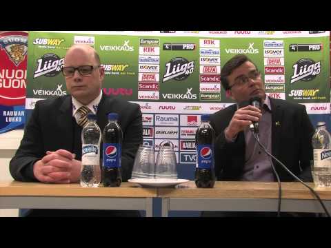 13.01.2015 Lukko - SaiPa: Pressitilaisuus