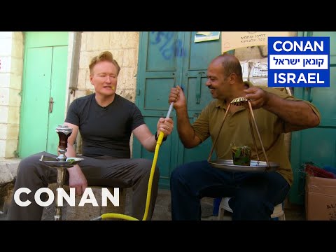 Conan Goes Hookah Shopping In Bethlehem | CONAN on TBS