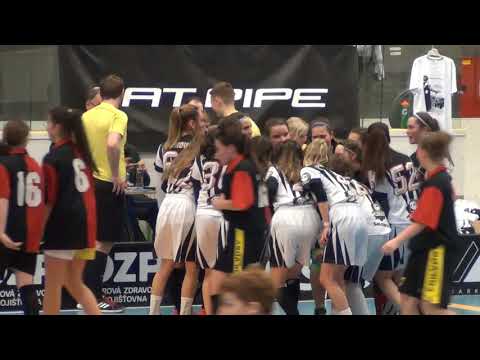 Florbal Chomutov-krátký sestřih dorostenek na Prague Floorball Cup 2018