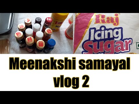THINGS WE PURCHASED FOR CAKE PREPARATION | Tamil | Meenakshi Samayal | Viveka Essence | Vlog #2