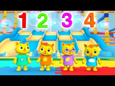 Pięć małych kotków 😺 | Bajki i piosenki dla dzieci po polsku
