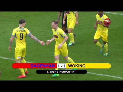 Dagenham & Redbridge 1 - 1 Woking (Match Highlights)
