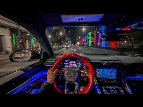 2AM DRIVE IN LAMBORGHINI URUS POV DRIVE