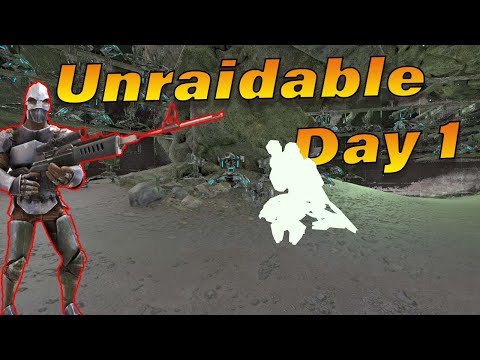 Claiming an Unraidable Underwater Cave Day 1 | Ark PvP