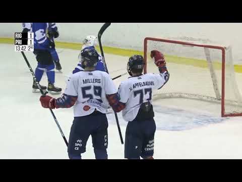 Optibet Hokeja līga. HS Rīga -HK Prizma. Spēles labākie momenti. (17.02.2023.)