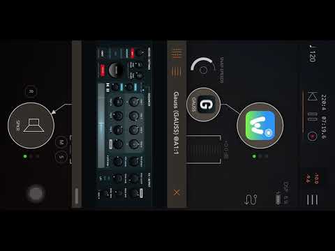 Generative Soothing music, Wotja 2017 and Gauss Tape looper effects