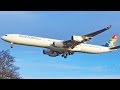 South African Airways Airbus A340 642 Sunrise Landing London Heathrow Airport Runway 27L 1080p HD