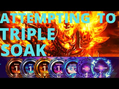 Ragnaros Lava Wave - Attempting to Triple Soak - Bronze to GM Season 3 (Silver 1)