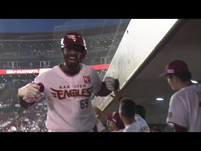 【1回裏】2試合連続の一発‼ イーグルス・ブラッシュが先制2ラン‼ 2019/9/6 E-L