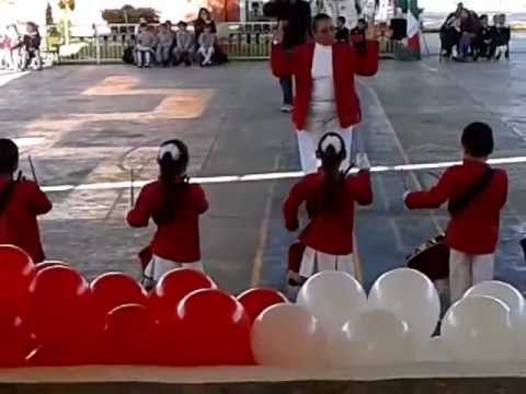 Banda de guerra del Jardin de Niños "Lope de Vega", San nicolas de los Garza NL, Zona 74