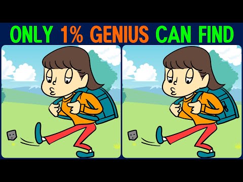 Brain exercise quiz! Find the difference between! │ Great for brain exercise!