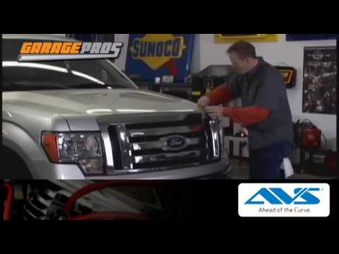 2011 Ford F150 AVS Aero Skin Hood Guard Installation V15622001