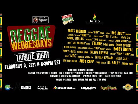 JARIA - Reggae Wednesdays - "Tribute Night"