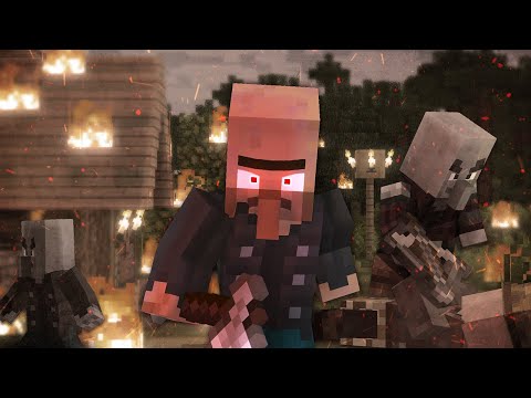 Piglin Life 08 - Pillager Raid | Minecraft Animation