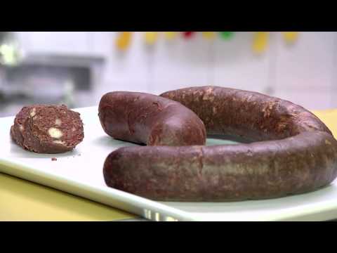 Die Burgenlaendische Blutwurst der Schinkenmanufaktur Tschuertz