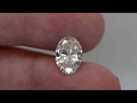 Loose Oval Cut Lab Grown Diamond 2.66 Carat I/VS1
