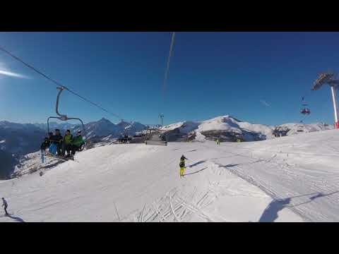 Discesa integrale seggiovia Doppelmayr "Garnel" Sestriere (TO)