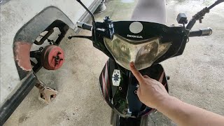 CHANGING PARTS ON MY HONDA WAVE 125i ( not sponsored )