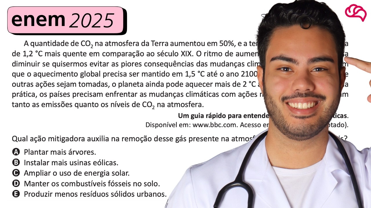 Resolução em Vídeo — Questão 104 ENEM 2025