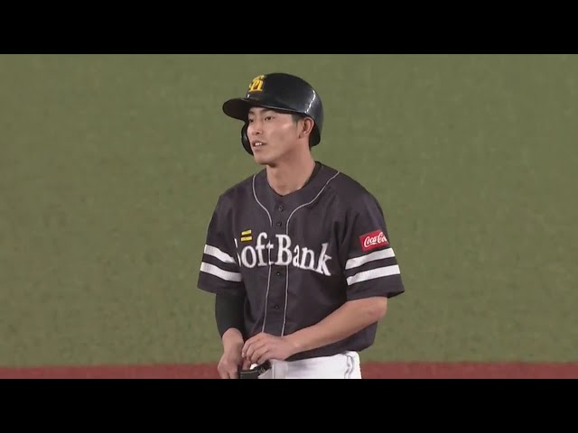 【2回表】チーム3試合ぶりの得点!! ホークス・釜元 逆方向へ同点のタイムリーヒット!! 2019/4/18 M-H